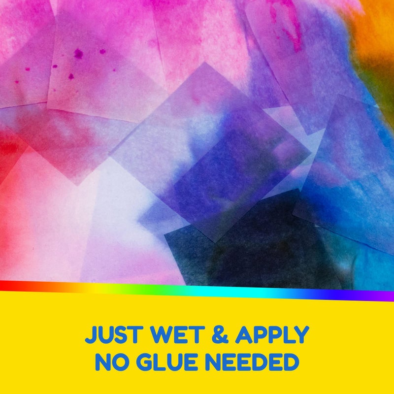 Hygloss Products Bleeding Tissue Paper Squares 1.5-Inch, 20 Assorted Colors for Arts & Crafts, DIY Projects, Scrapbooking, Greeting Cards, 2400 Squares - Image 4